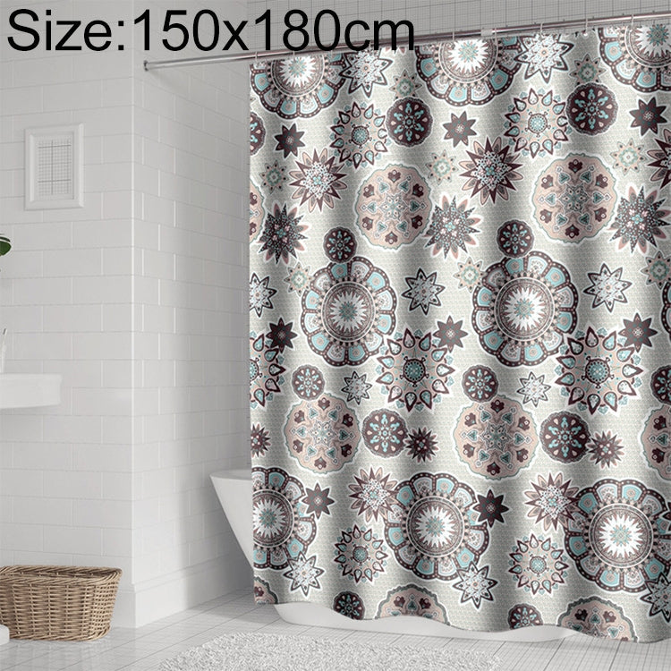 Bohemian Mandala Shower Curtains Bathroom Geometric Waterproof Bath Curtain My Store