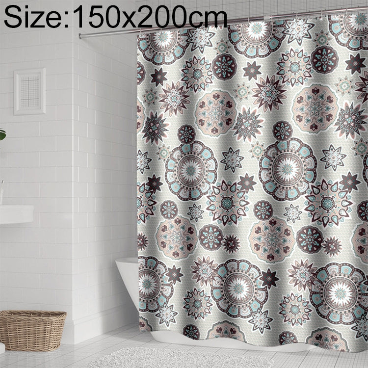 Bohemian Mandala Shower Curtains Bathroom Geometric Waterproof Bath Curtain My Store