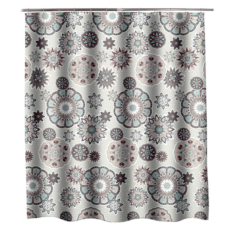 Bohemian Mandala Shower Curtains Bathroom Geometric Waterproof Bath Curtain My Store