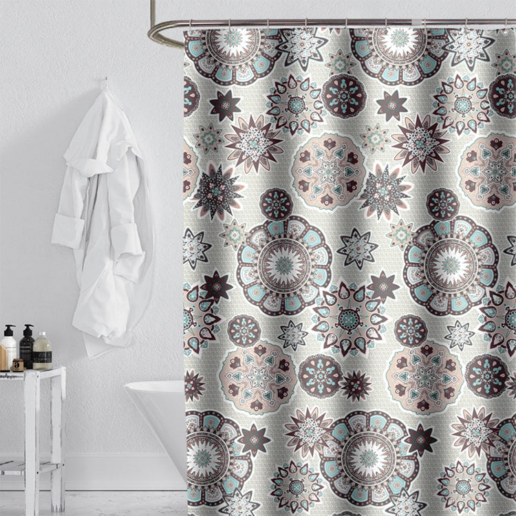 Bohemian Mandala Shower Curtains Bathroom Geometric Waterproof Bath Curtain My Store