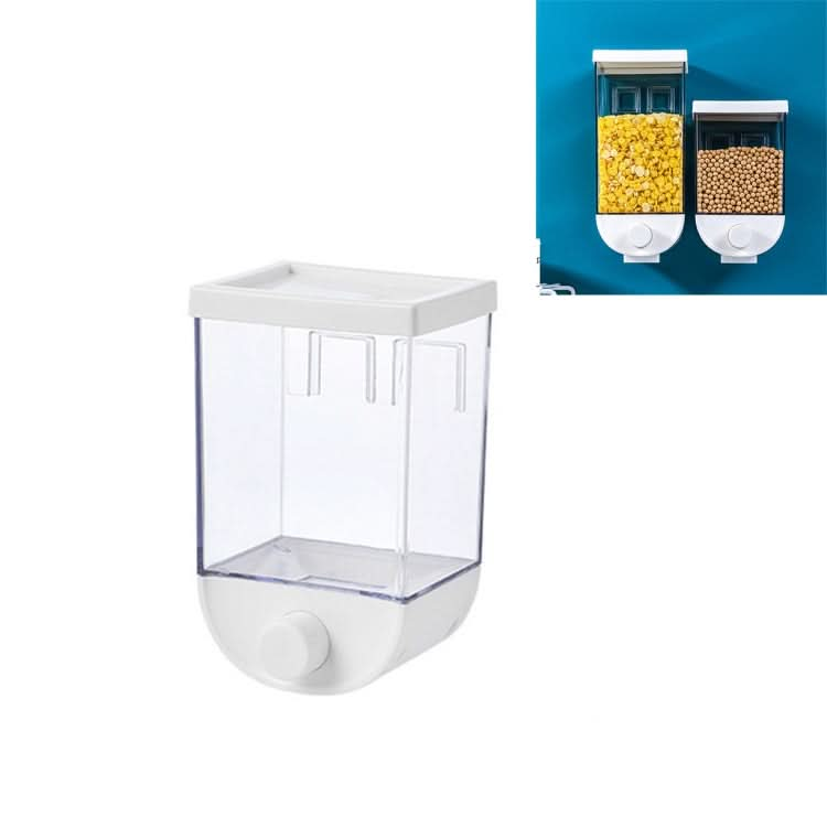 Nail-free Seamless Pressing Wall-mounted Grain Multi-grain Canister Rice Canister Transparent Vsual Snack Storage Sealed Box - Reluova