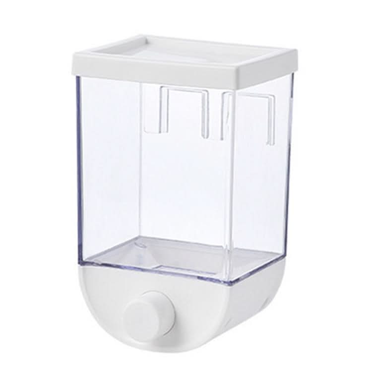 Nail-free Seamless Pressing Wall-mounted Grain Multi-grain Canister Rice Canister Transparent Vsual Snack Storage Sealed Box - Reluova