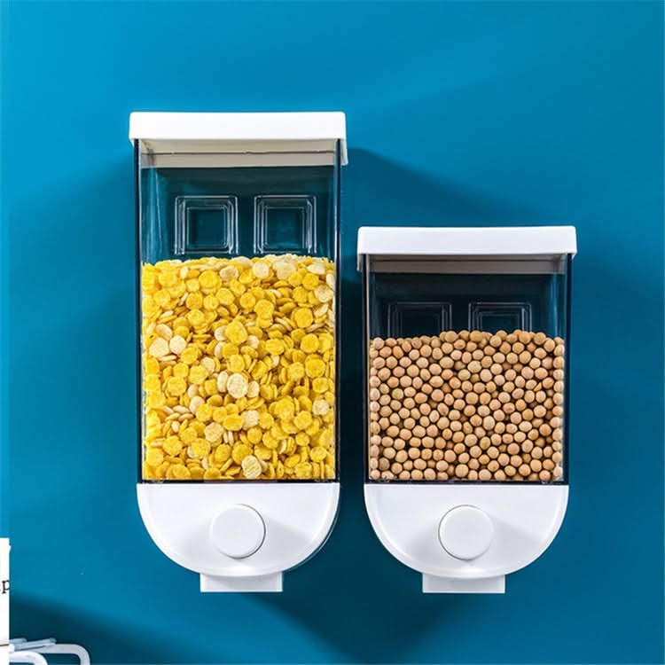 Nail-free Seamless Pressing Wall-mounted Grain Multi-grain Canister Rice Canister Transparent Vsual Snack Storage Sealed Box - Reluova