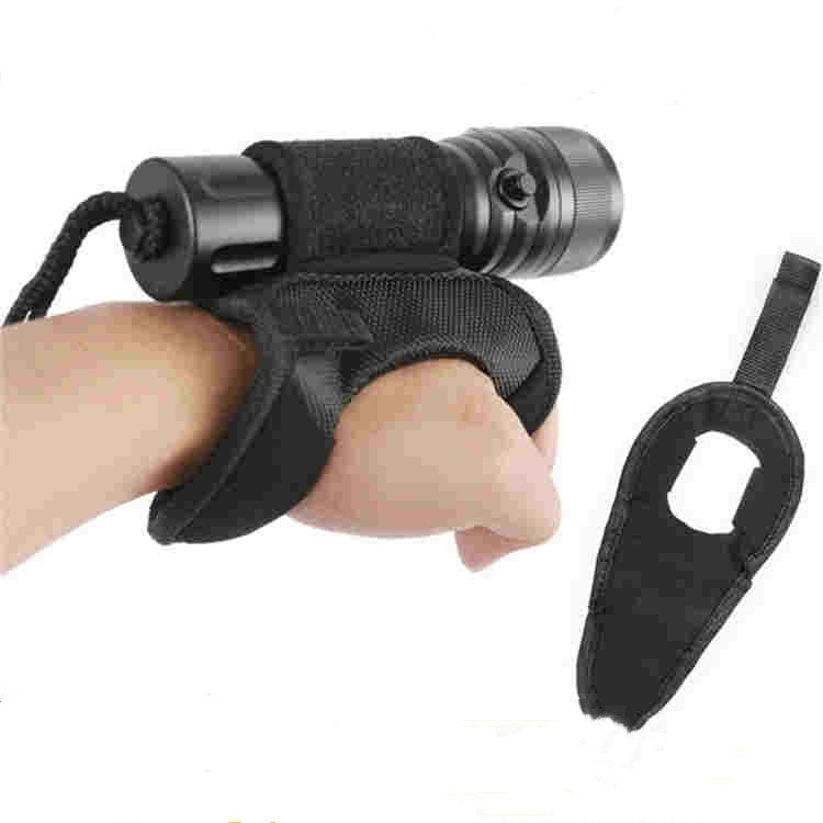 Outdoor Diving Cloth Flashlight Wrist Strap Fixing Belt Support Arm Sleeve Reluova