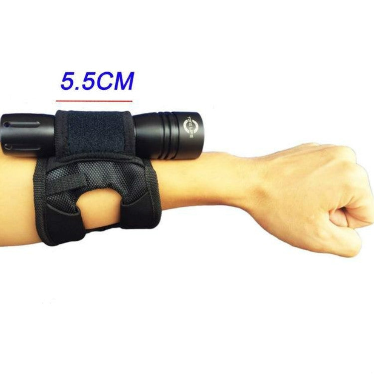 Outdoor Diving Cloth Flashlight Wrist Strap Fixing Belt Support Arm Sleeve