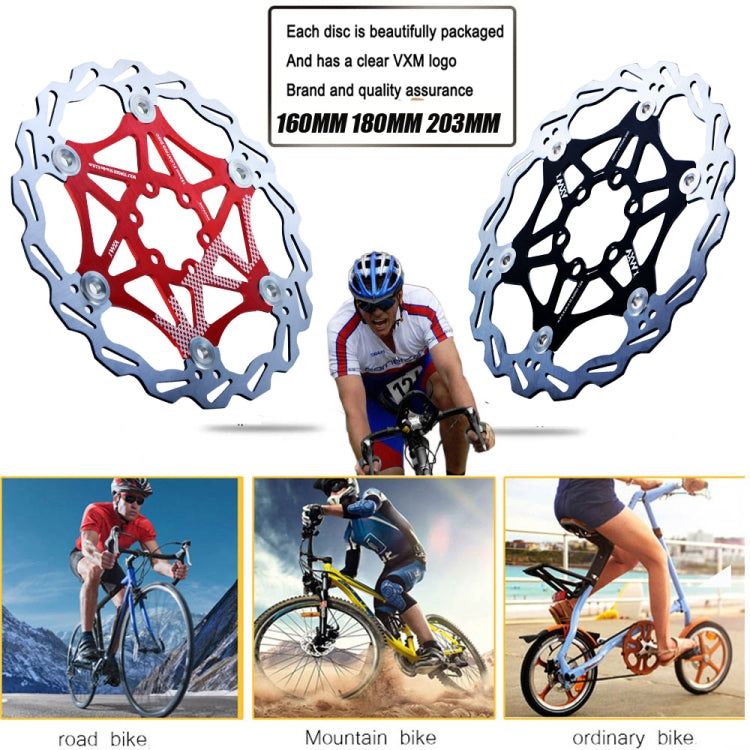 VXM Bicycle Mountain Bike Floating Brake Disc Brake Reluova