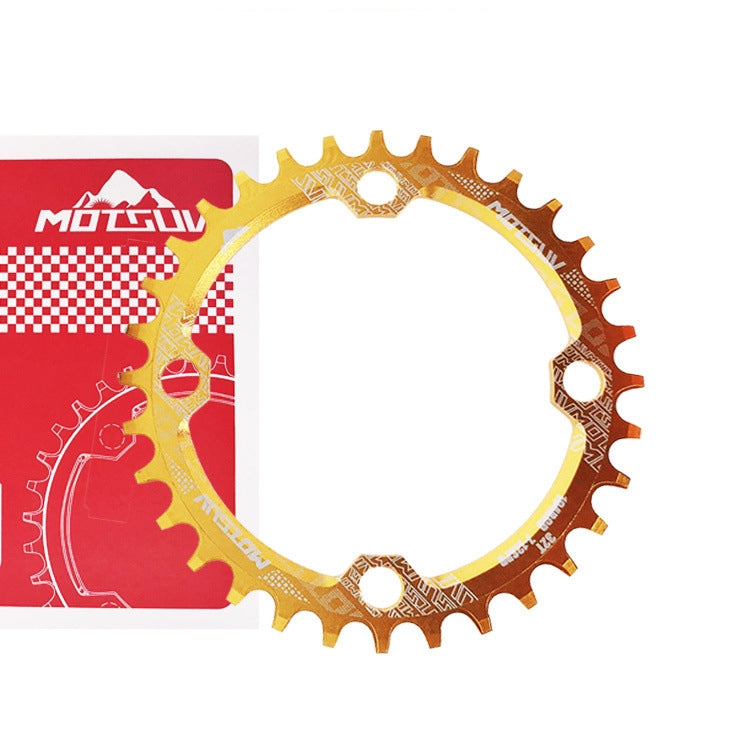 MOTSUV Round Narrow Wide Chainring MTB  Bicycle 104BCD Tooth Plate Parts, Series 1 Reluova