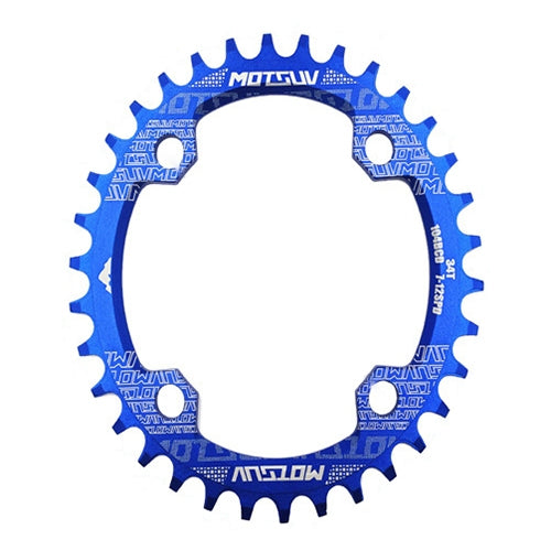 MOTSUV Round Narrow Wide Chainring MTB  Bicycle 104BCD Tooth Plate Parts, Series 1 Reluova