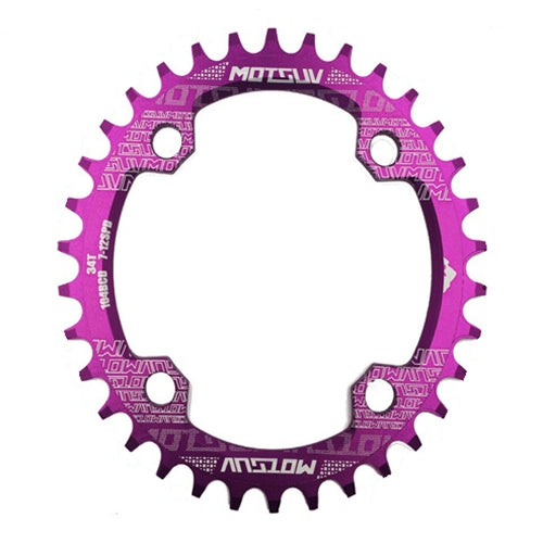 MOTSUV Round Narrow Wide Chainring MTB  Bicycle 104BCD Tooth Plate Parts, Series 1