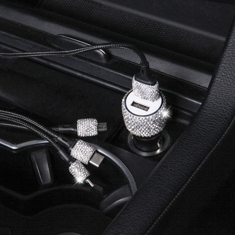 Diamond Car Dual USB Fast Charge Mobile Phone Safety Hammer Charger ÎҵÄÉ̵ê