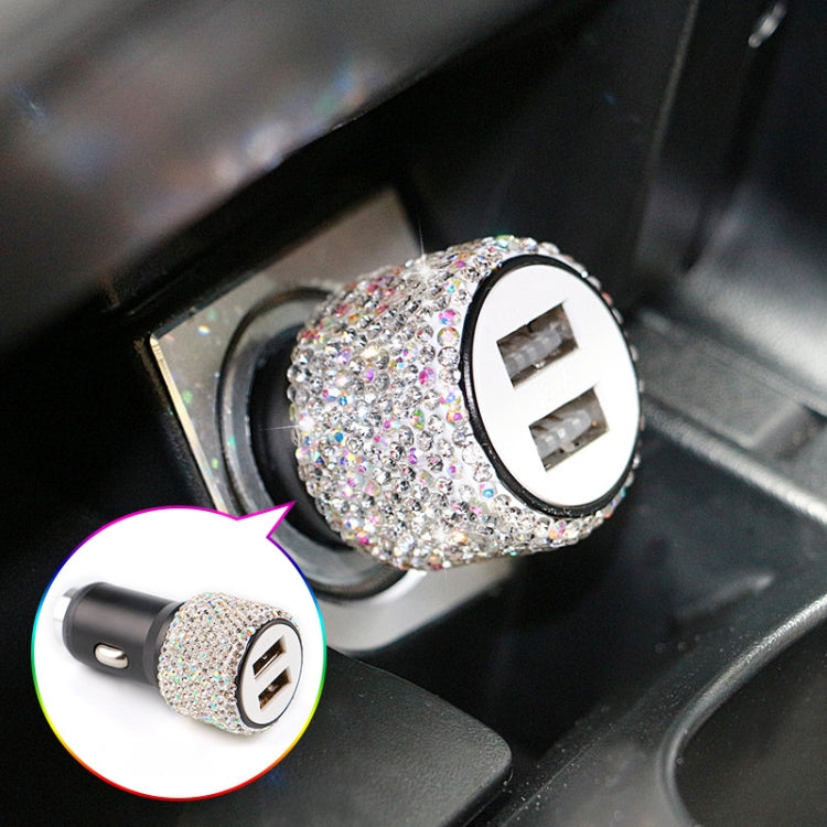 Diamond Car Dual USB Fast Charge Mobile Phone Safety Hammer Charger ÎҵÄÉ̵ê