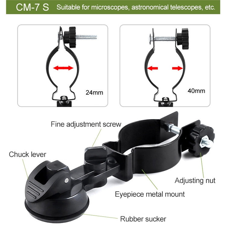 Eyeskey  Universal Mobile Phone Photograph Holder Clip Microscope Astronomical Telescope Clip Reluova