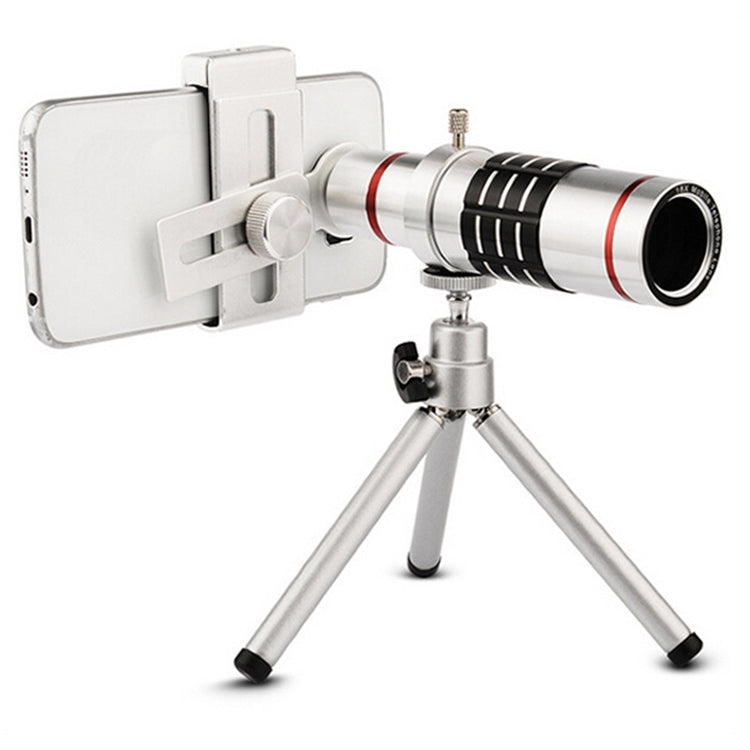 Bolanke Outdoor Telescope Mobile Phone Accessories Shooting Telephoto Lens with Universal Metal Clip Reluova