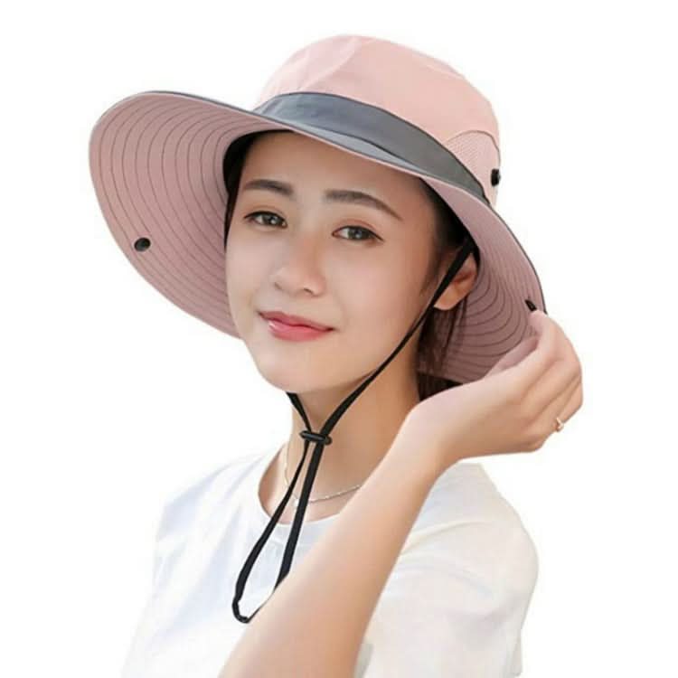 SunShad 112221 Foldable Wide-brimmed Breathable Summer Sunscreen Fisherman Hat for Men / Women, Size: 55-57cm Reluova