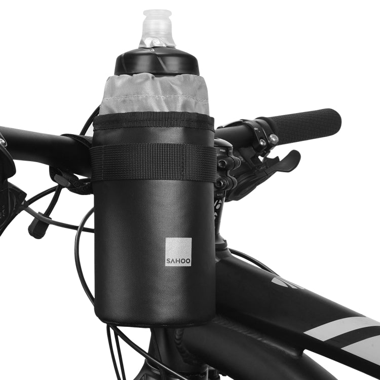 SAHOO 0.5L Bicycle Thermal Insulation Polyester Water Bottle Chartered Front Bag Reluova