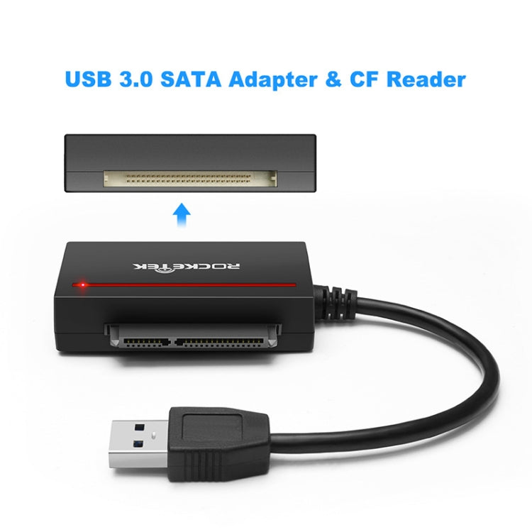 Rocketek RT-CFST USB 3.0 Memory Card Card Reader Topography SATA CF Adapter My Store