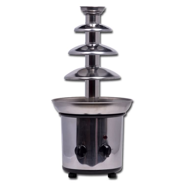 4 Layers Electrical Chocolate Fountain Chocolate Melt Fondue Waterfall Machine-Reluova