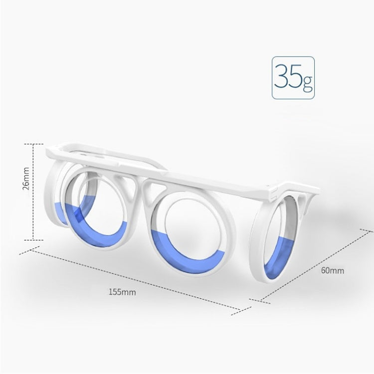 Foldable Portable No Lens Anti-motion Sickness Seasick Liquid Glasses Outdoor Travel Tool Reluova