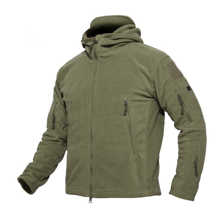 Fleece Warm Military Uniform Men Tactical Thermal Breathable Hooded Coat Reluova