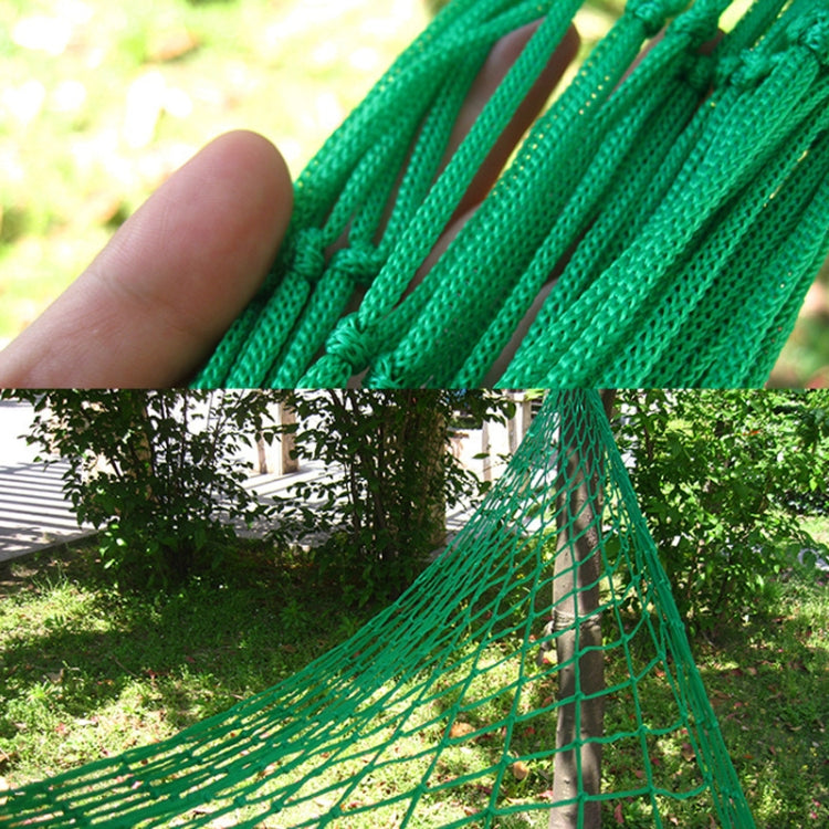 9 Strand Nylon Rope Hammock Portable Camping Leisure Mesh Hammock Reluova