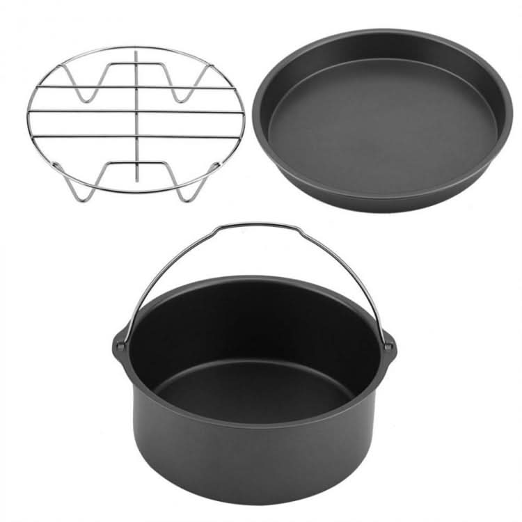 5 in 1 Fryer Accessory Set Multifunctional Air Fryer Set Grill Pizza Pan-Reluova