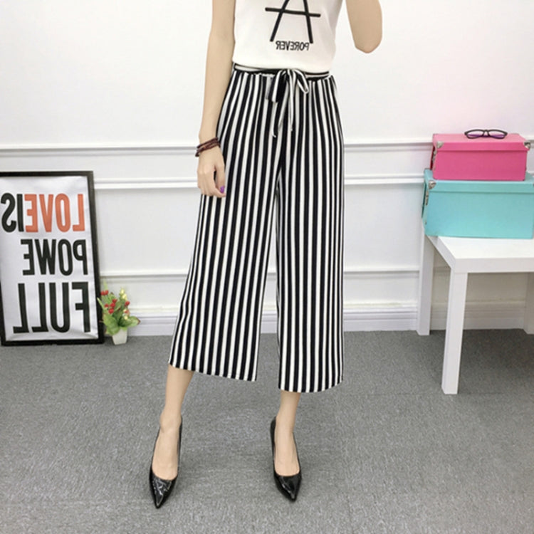 Wide Leg Pants Female Summer High Waist Was Thin Ladies Casual Pants