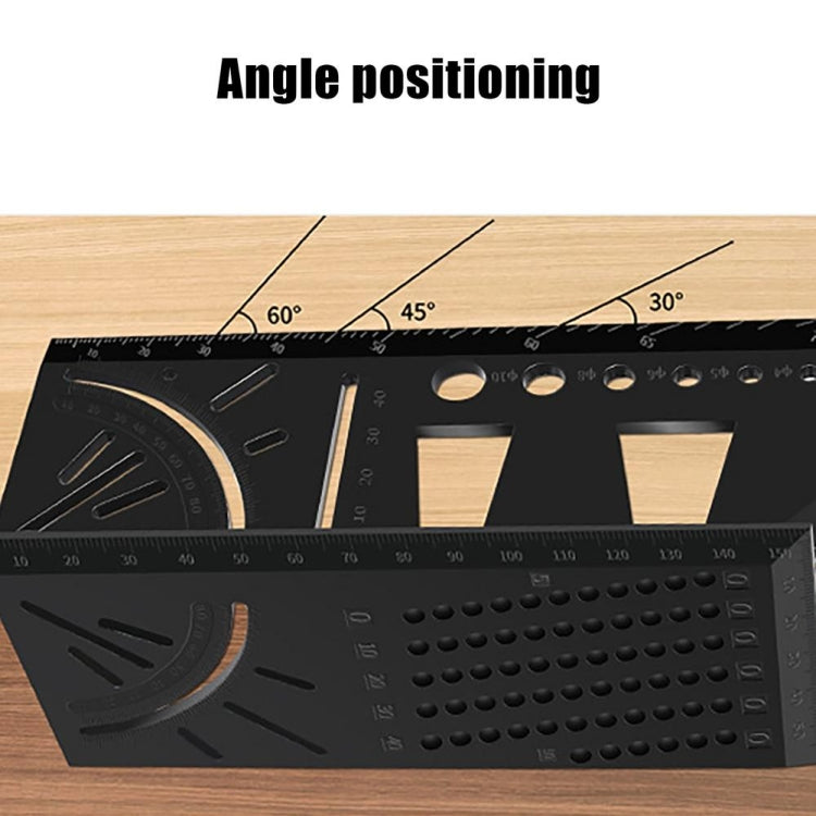 3D Woodworking Stop Gauge Aluminum Alloy Multi-function Angle Ruler My Store