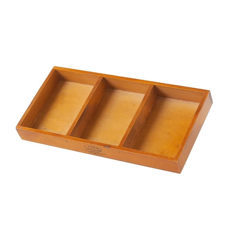 Meaty Flower Pot Small Wooden Box Rectangular Vintage Wooden Desktop Storage Box