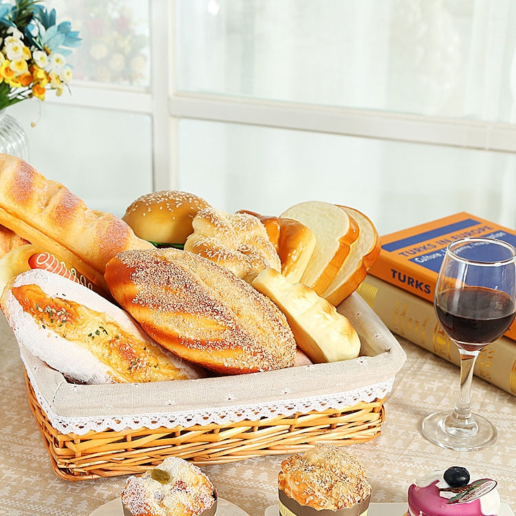 PU Simulation Bread Slice Model Photography Props Home Decoration Window Display My Store