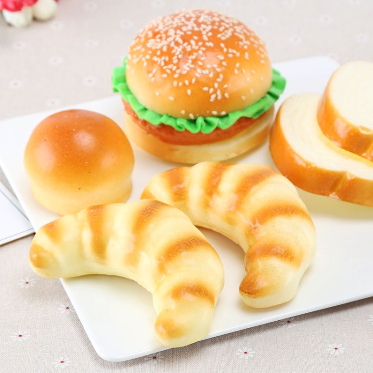 Simulation Bread Model PU Small Horns Bread Ornaments Photography Props Home Decoration Window Display My Store