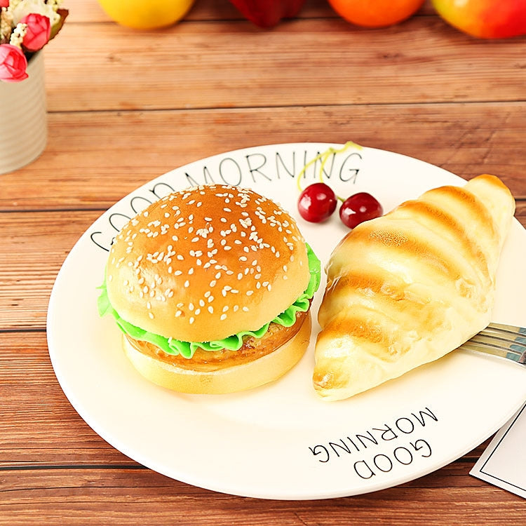 PU Simulation Burger Model Fake Bread Ornaments Photography Props Home Decoration Window Display My Store