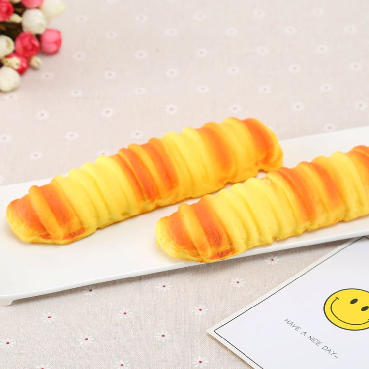 PU Simulation Small Caterpillar Bread Model Photography Props Home Decoration Window Display