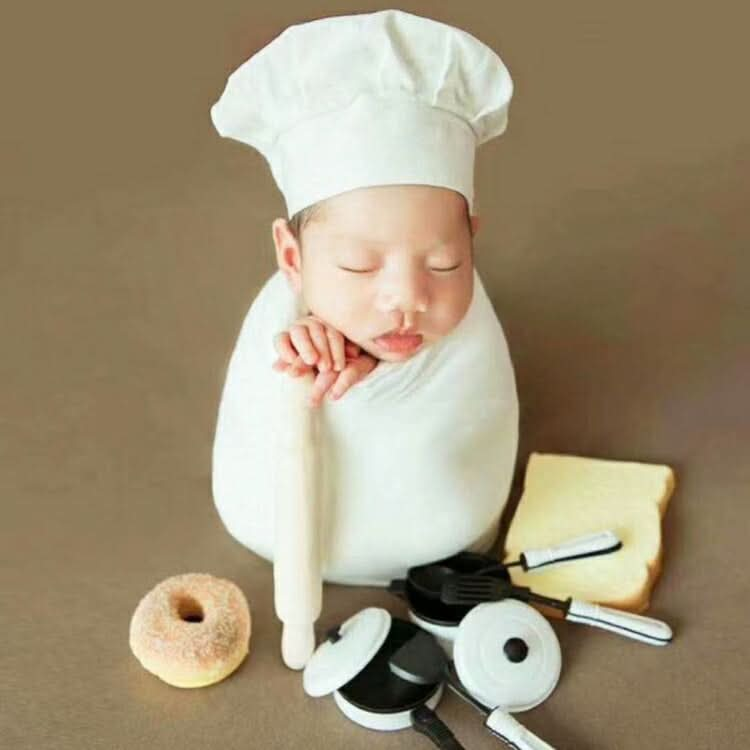 Newborn Babies Photography Clothing Chef Theme Set Reluova