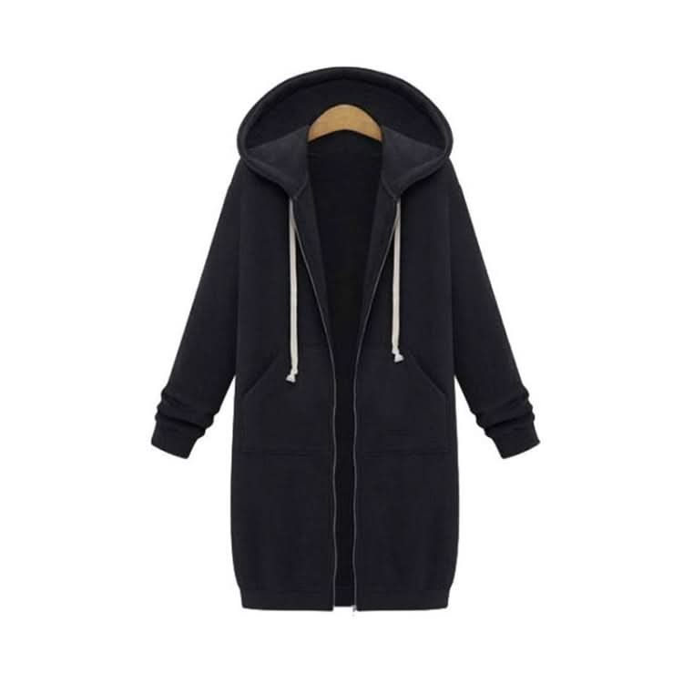 Women Hooded Long Sleeved Sweater In The Long Coat, Series 4