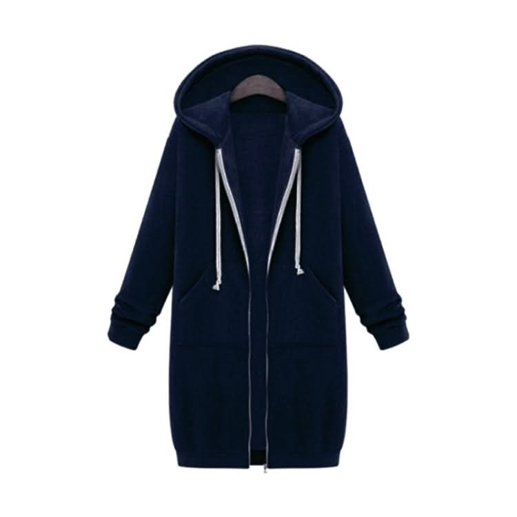 Women Hooded Long Sleeved Sweater In The Long Coat, Series 4