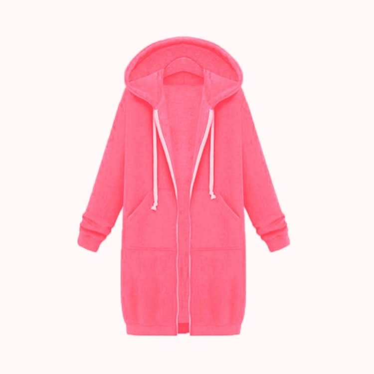 Women Hooded Long Sleeved Sweater In The Long Coat, Series 4