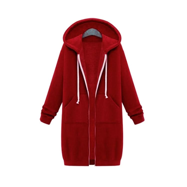 Women Hooded Long Sleeved Sweater In The Long Coat, Series 3