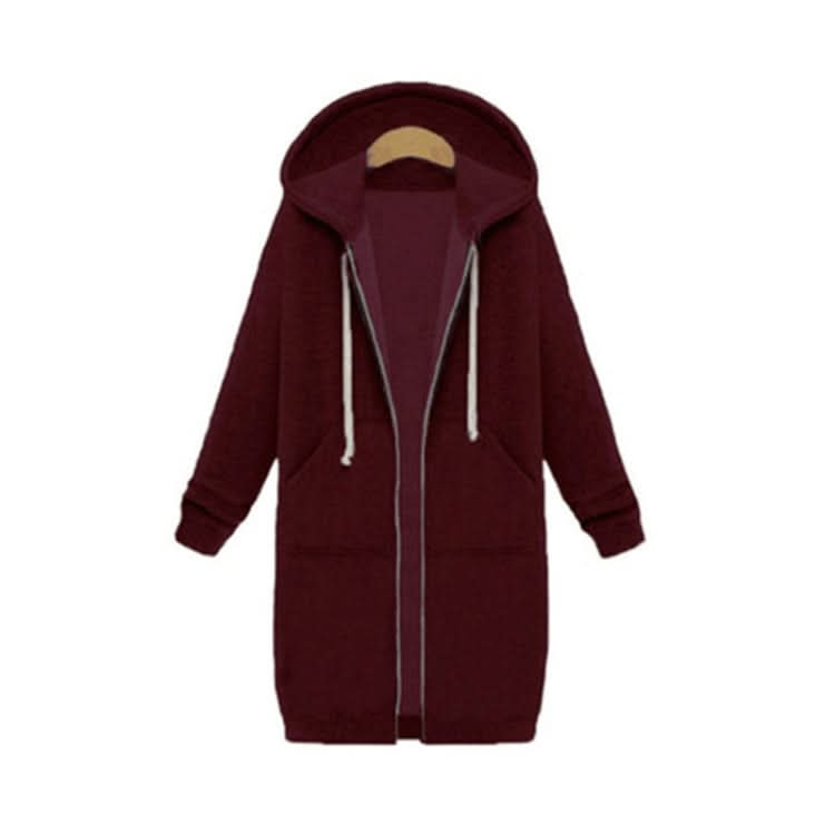 Women Hooded Long Sleeved Sweater In The Long Coat, Series 3