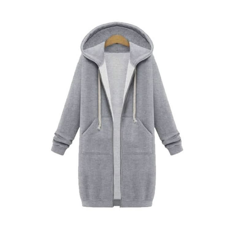 Women Hooded Long Sleeved Sweater In The Long Coat, Series 3