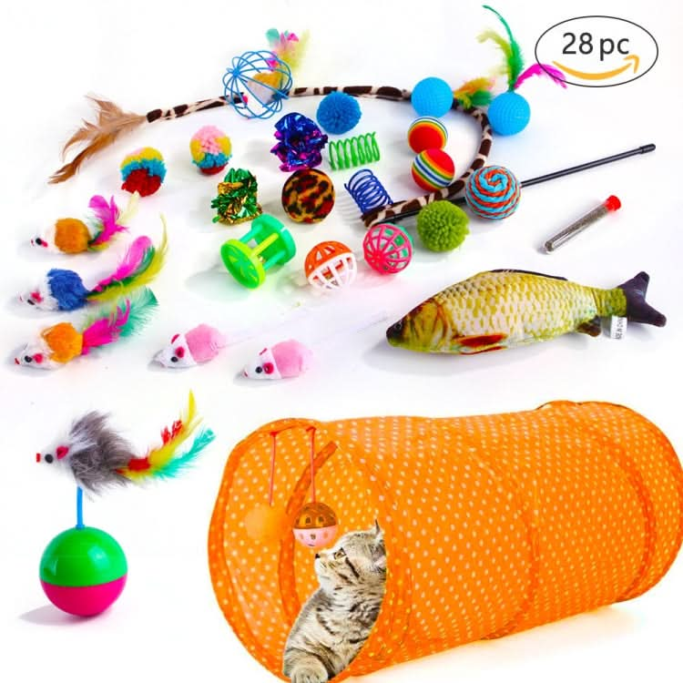 Pet Cat Toy Set Funny Cat Stick Plush Mouse Combo Toy,Specification: - Reluova