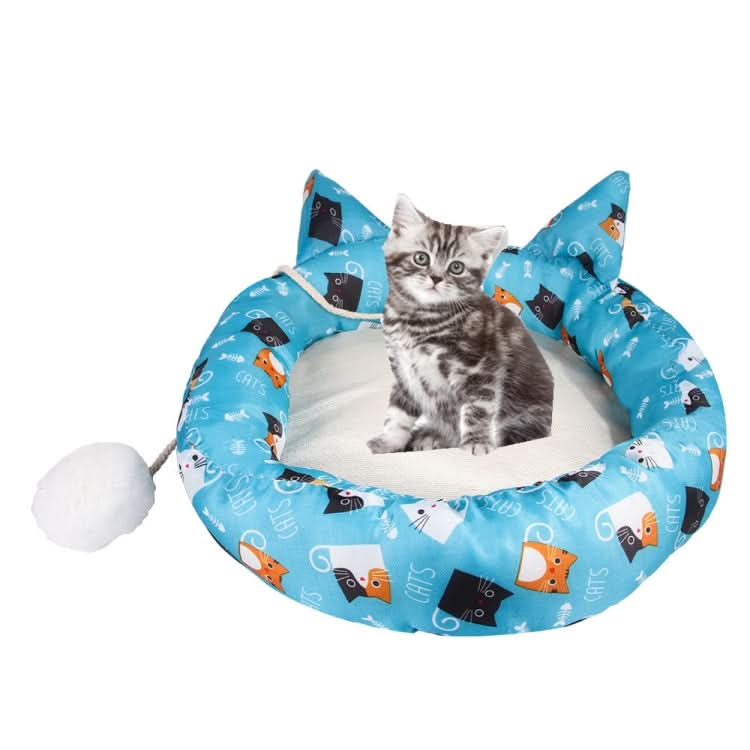 AliExpress manufacturers ins net red cat nest Nordic style four seasons universal kennel removable and washable small and small pet nest - Reluova