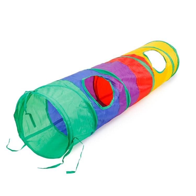 Foldable Cat Channel Rolling Dragon Environmental Protection Puzzle Pet Toy Rainbow Cat Tunnel - Reluova