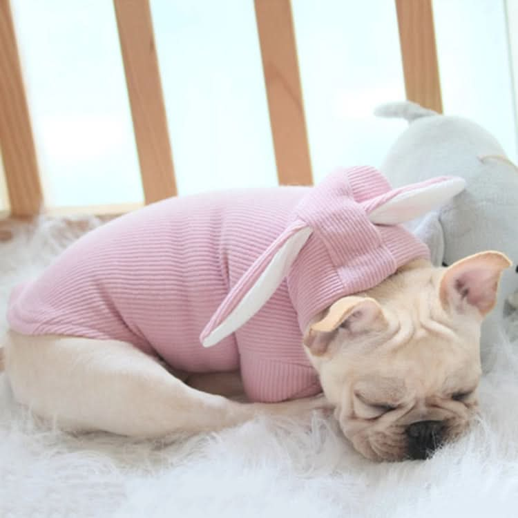 Comfortable Fashion Lovely Rabbit Ear Dog Teddy Pet Cat Sweatshirt - Reluova