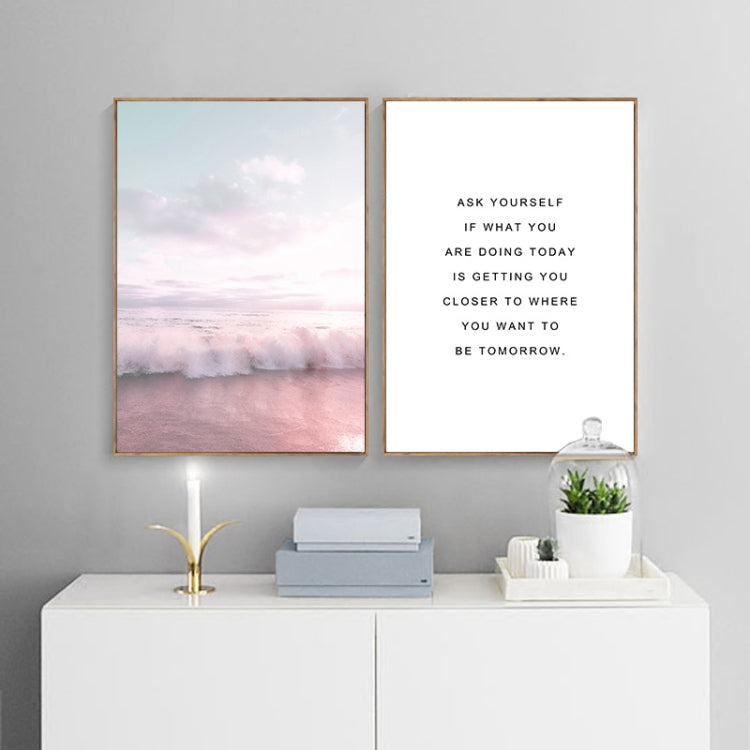 Ocean Landscape Canvas Poster Decoration Home Painting Art Paintings Frameless Painting Core