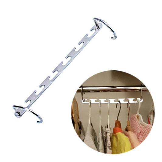 Multifunctional Stainless Steel Folding Clothes Jacket Pants Storage Hanger My Store