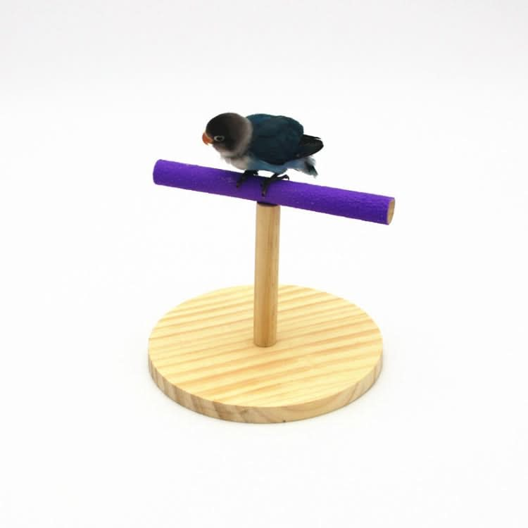 Creative Wooden Parrot Bird Frosted Stand Toy - Reluova