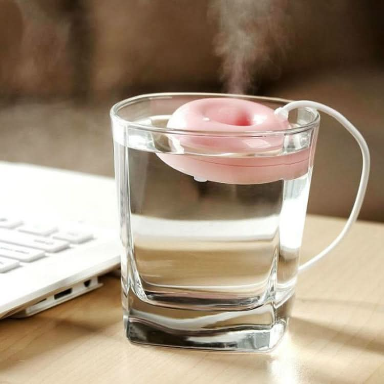 Donut Shape Mini USB Air Humidifier Aroma Diffuser Purifier Reluova