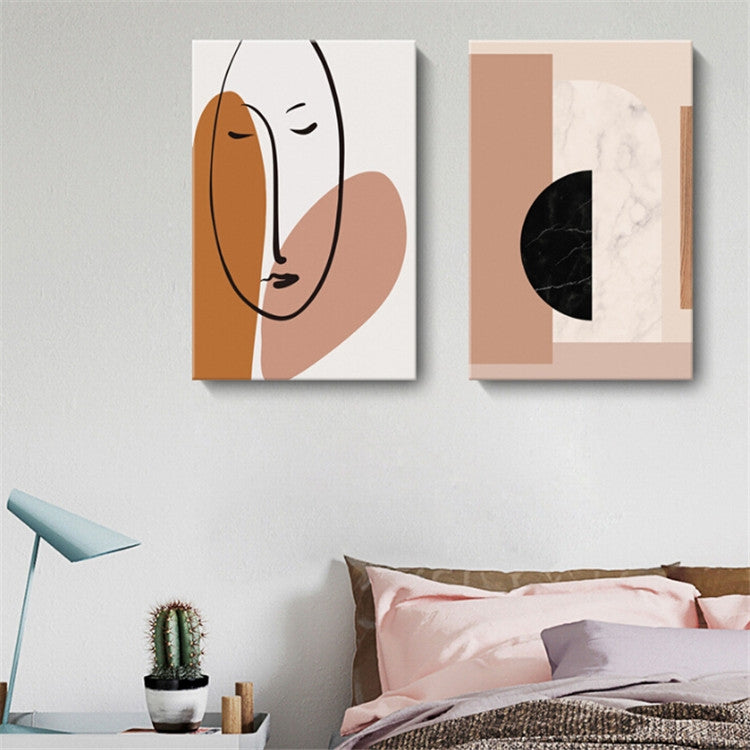 Niche Art Abstract Combination Decorative Painting Hotel Apartment Club Modern Minimalist Painting