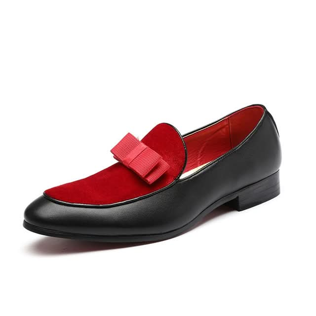 Bowknot Wedding Dress Male Flats Gentlemen Casual Shoes Reluova