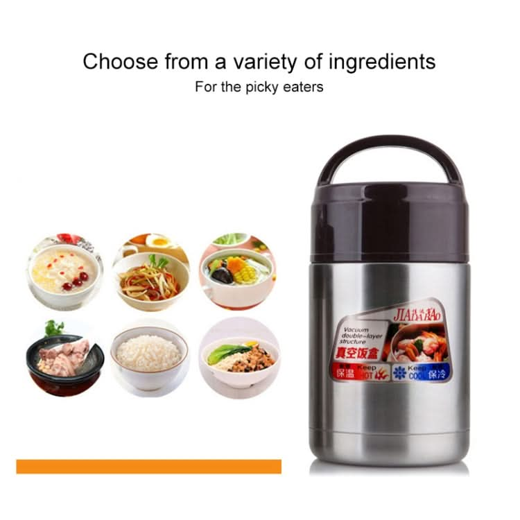 Jiadabao Stainless Steel Vacuum Insulation Simmering Pot Portable Insulation Rice Pot - Reluova